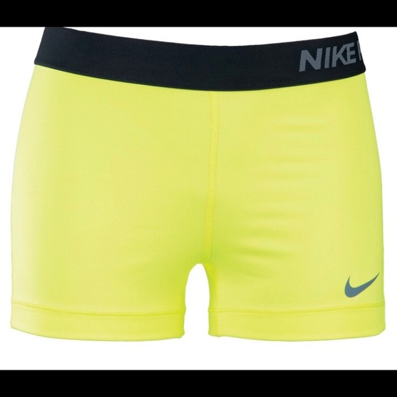 yellow nike spandex